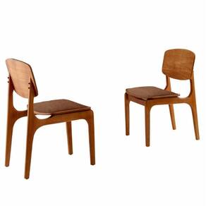 Conjunto Com 2 Cadeiras Malta Gold Moderna Mobília Prada-cinam.imbuia