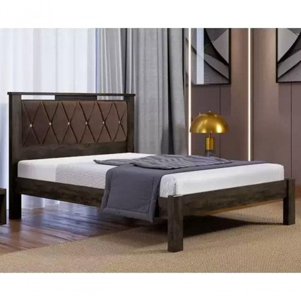 Cama Casal Alaska Mocaccino-marrom - Carmolar