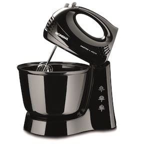 Batedeira de Mesa Mondial Pratica B44B 400W 3 Velocidades Preta 127V