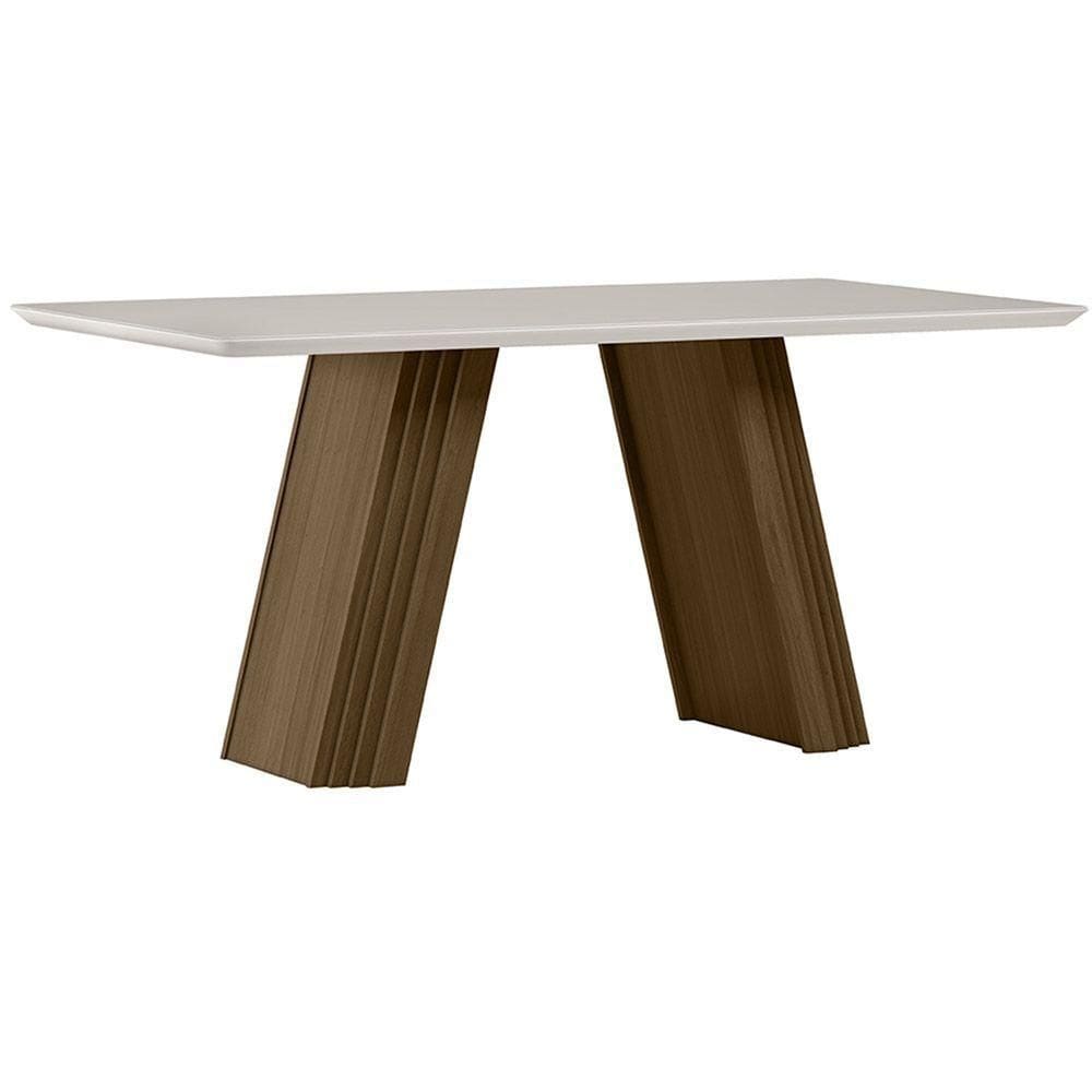 Mesa Fernanda 160x90cm - Imbuia-off White