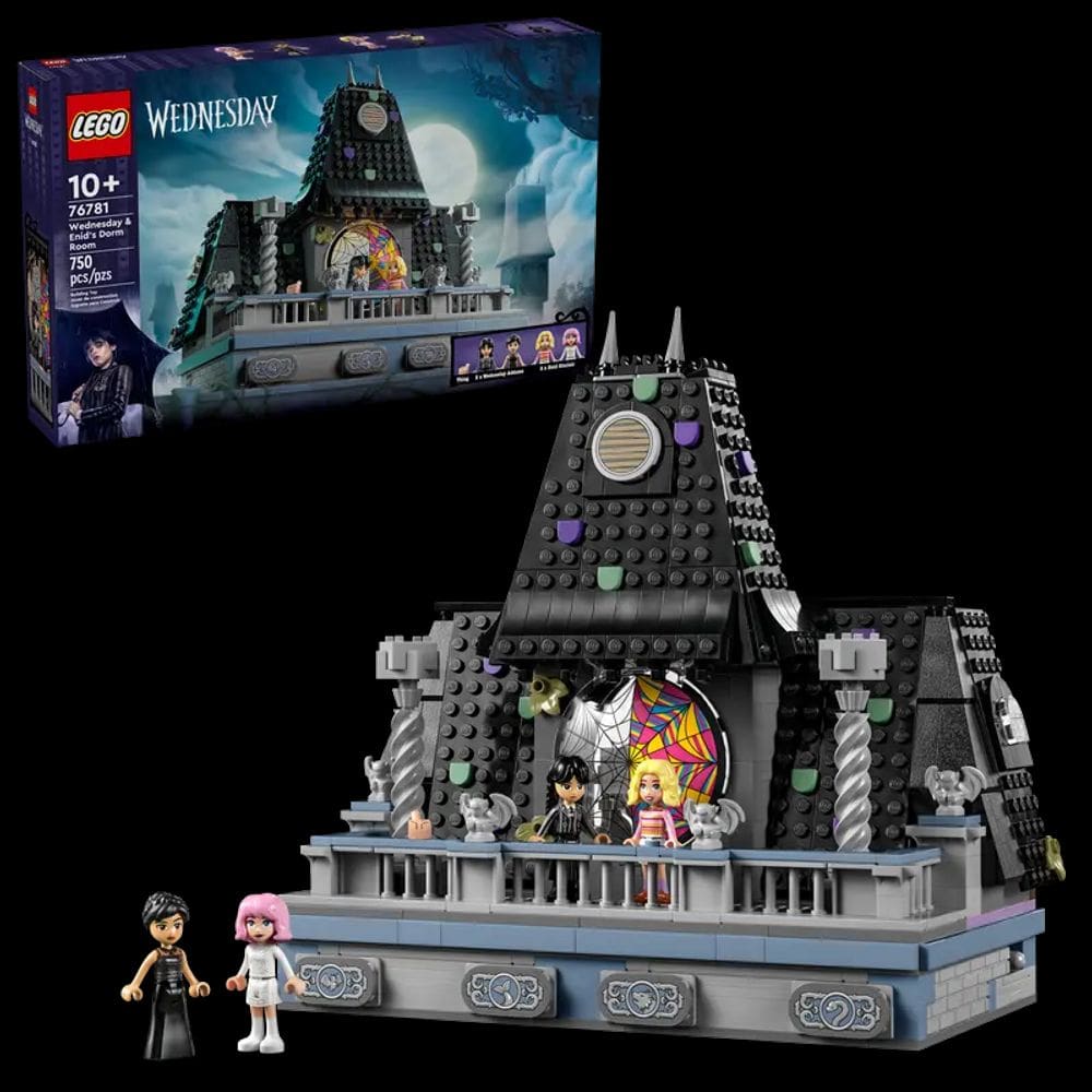 Blocos de Montar - Wednesday - Wandinha e o dormitorio de Enid LEGO DO BRASIL