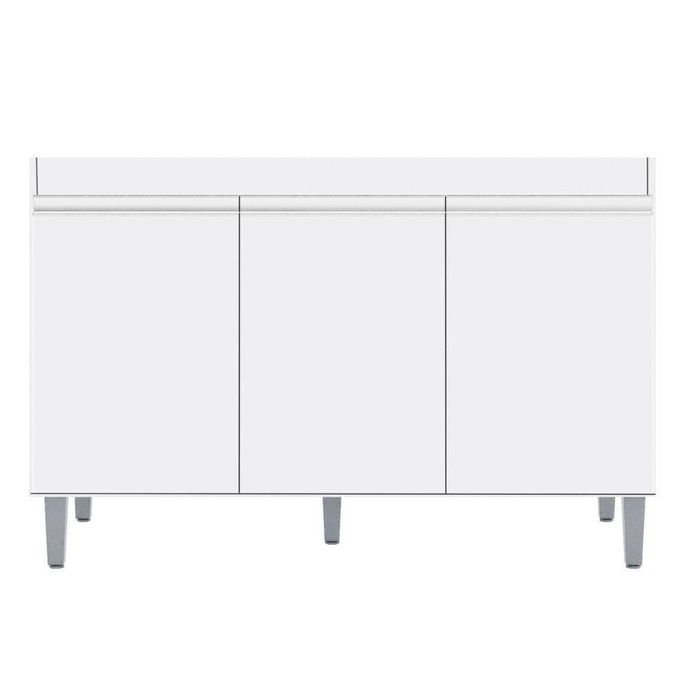 Balcão Para Pia Manu 120 Cm Branco Ajl