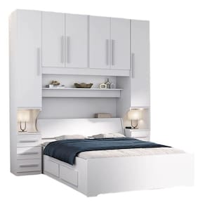 Dormitório De Casal Completo 1220 Branco
