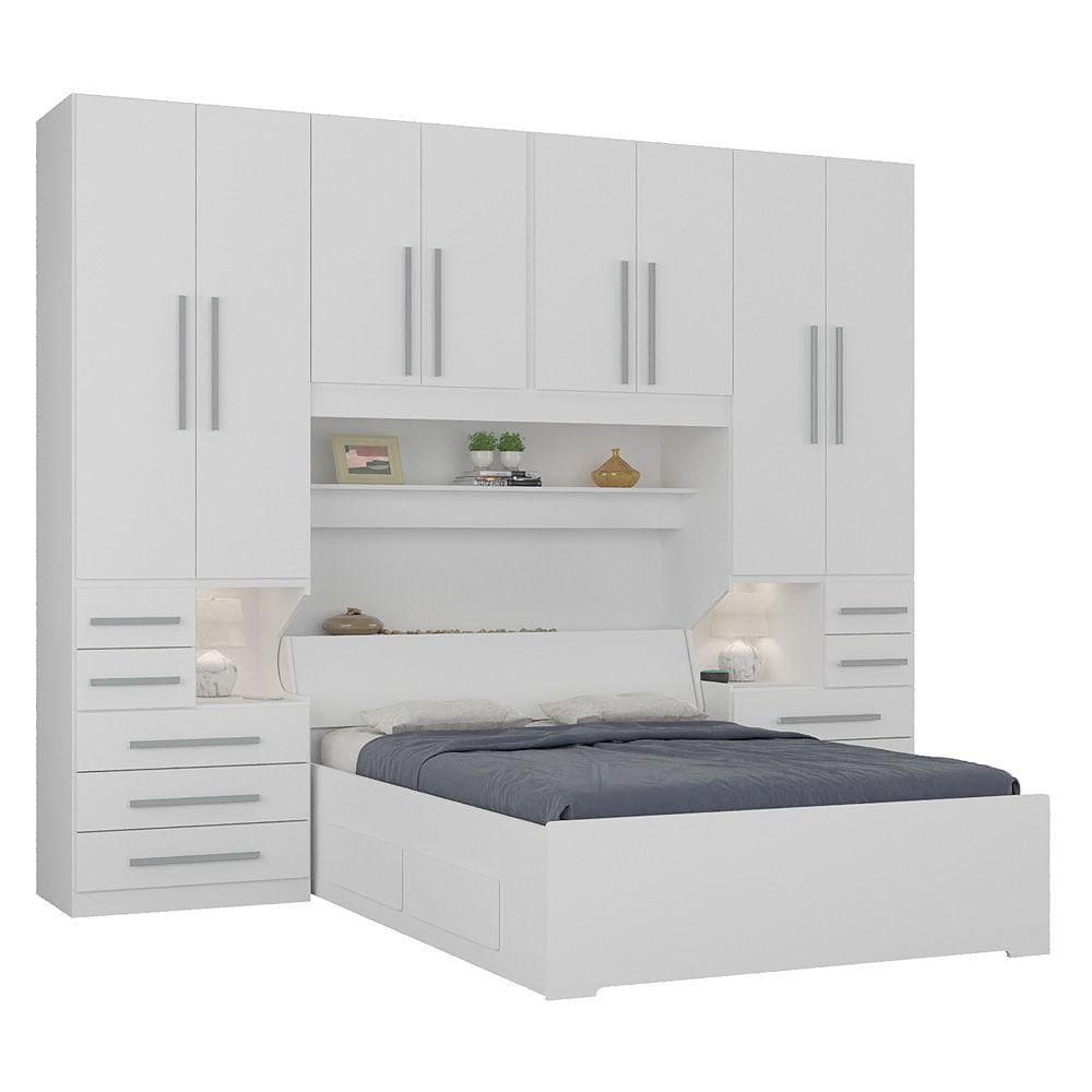 Dormitório De Casal Sem Cama 1223s Branco