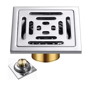 Ralo Inox Tampa Anti Odor 10X10 Inteligente Drenagem