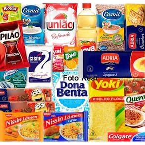 Cesta Basica Completa Produtos De Marca Doação 21 Itens