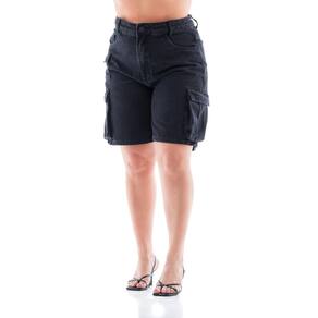 Jorts Jeans Feminino Arauto Cargo Eco Cycle Recycle