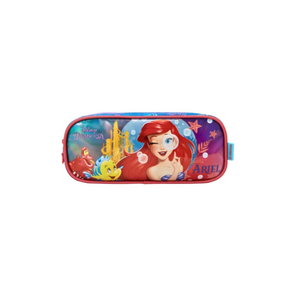 Estojo Escolar Duplo Ariel Pequena Sereia  13065