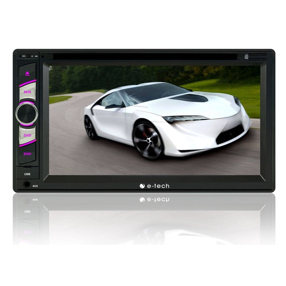 Dvd 2 Din Universal E-tech 6,2 Usb/bluetooth/Espelhamento