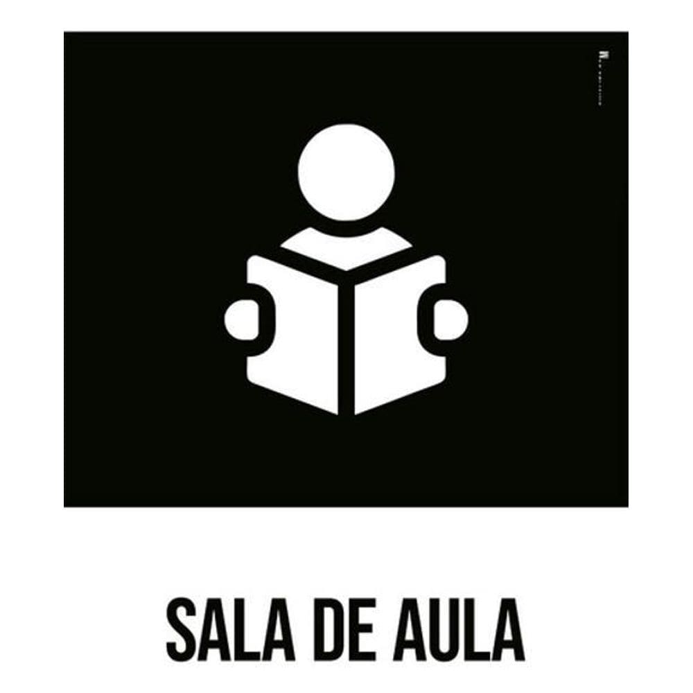 Kit 3 Placas Desenho - Sala De Aula