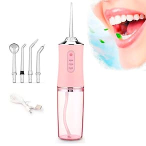 Aparelho Bucal Elétrico Jato Potente Limpeza Completa Dentes