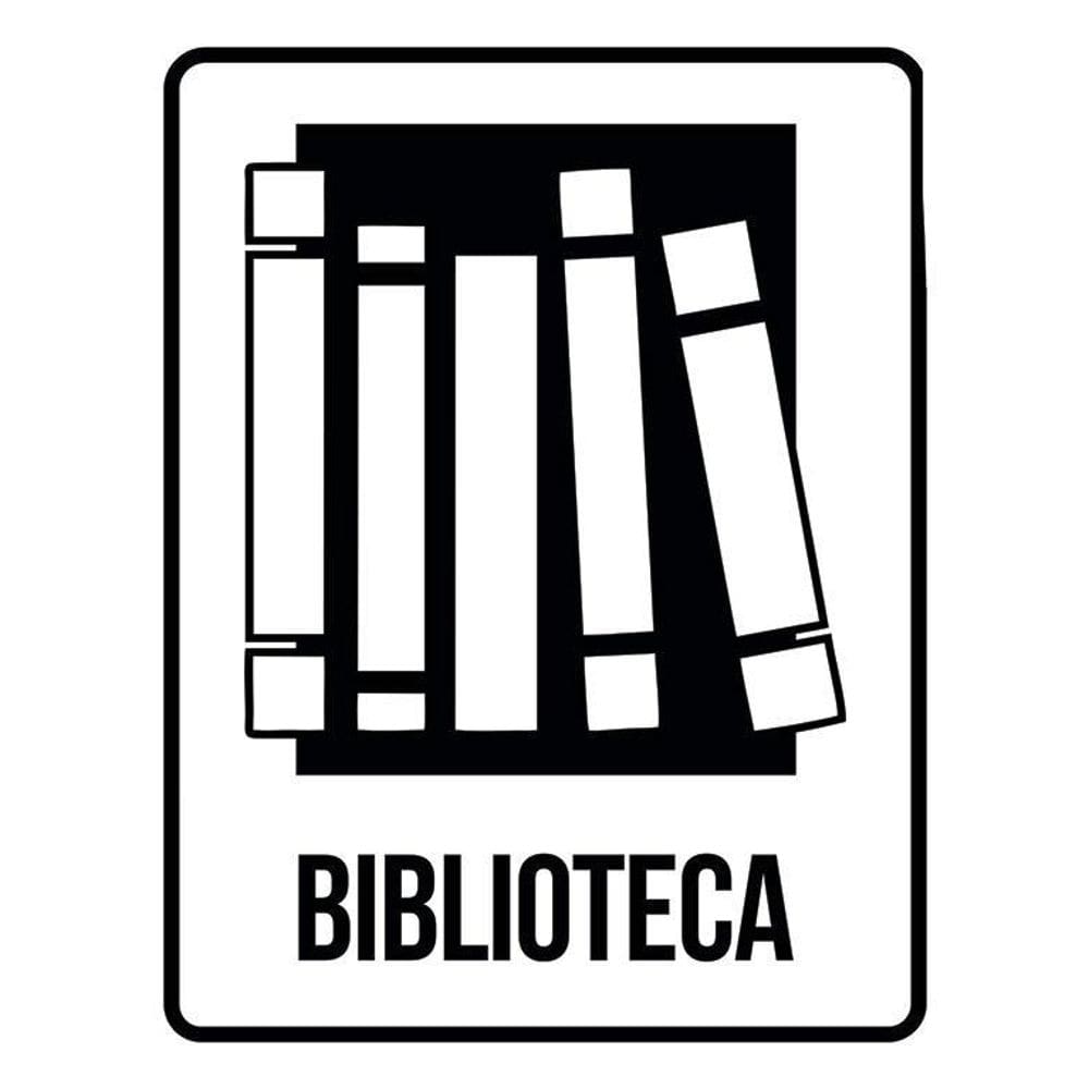 Kit 3 Placas Condomínio Ambiente Biblioteca