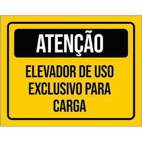 Kit 5 Placa Elevador De Uso Exclusivo Carga 27X35