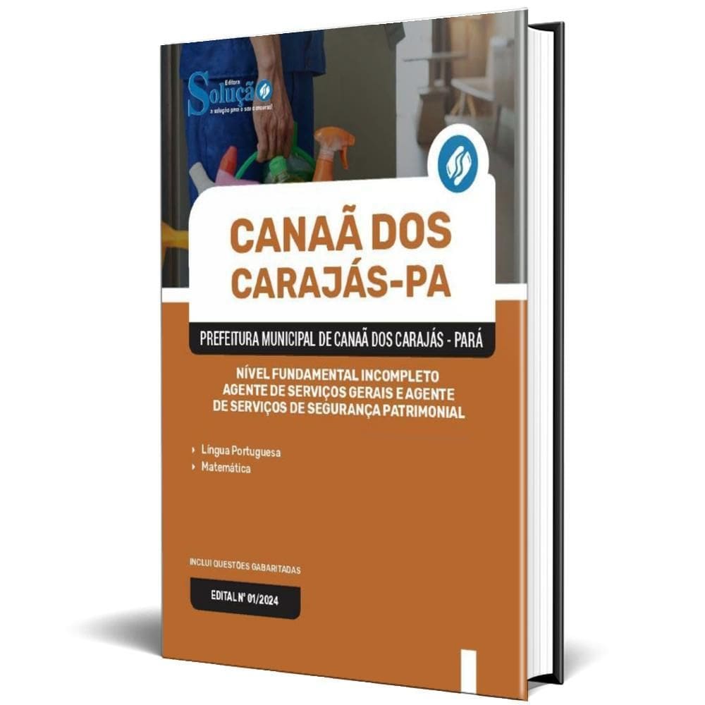 Apostila Prefeitura Canaã Dos Carajás Pa 2024 Nível