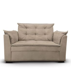 Sofá 2 Lugares Para Sala Moderno Confortável Zilda Suede