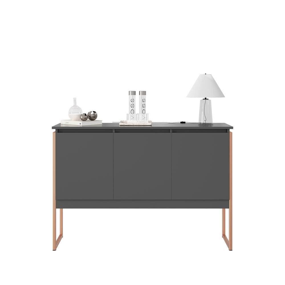 Buffet De Luxo Viareggio Preto Cobre
