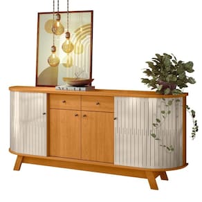 Buffet Com 4 Portas E 2 Gavetas Montreal Cinamomo Off White