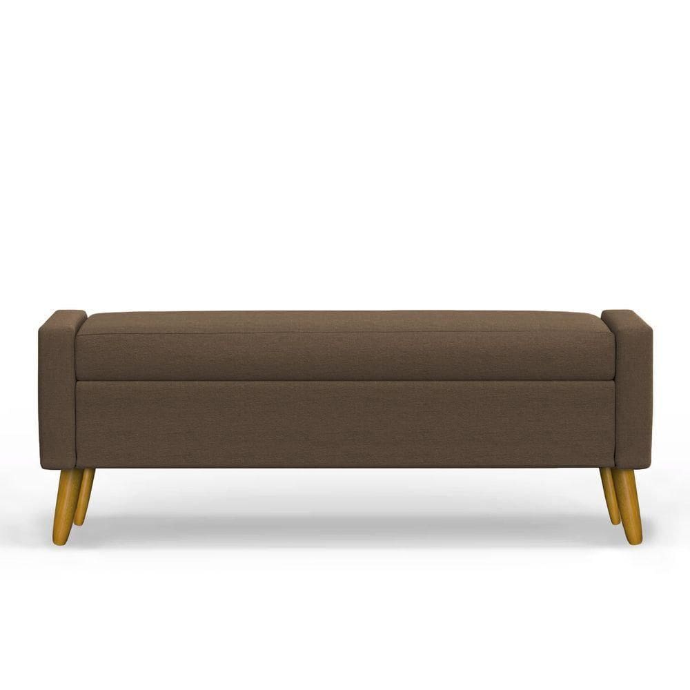 Recamier Bau Paris 1,20m Suede Marrom - Inova Decor