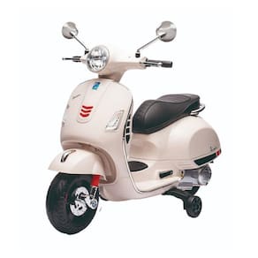 Moto Elétrica 6V Infantil Scooter Vespa Branca - Zippy Toys