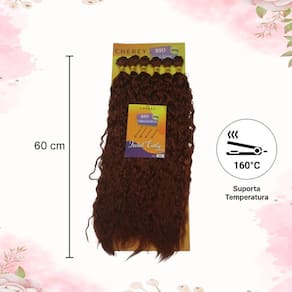 Cabelo Bio Fibra Isabel Curly 6X 300G Para Entrelace