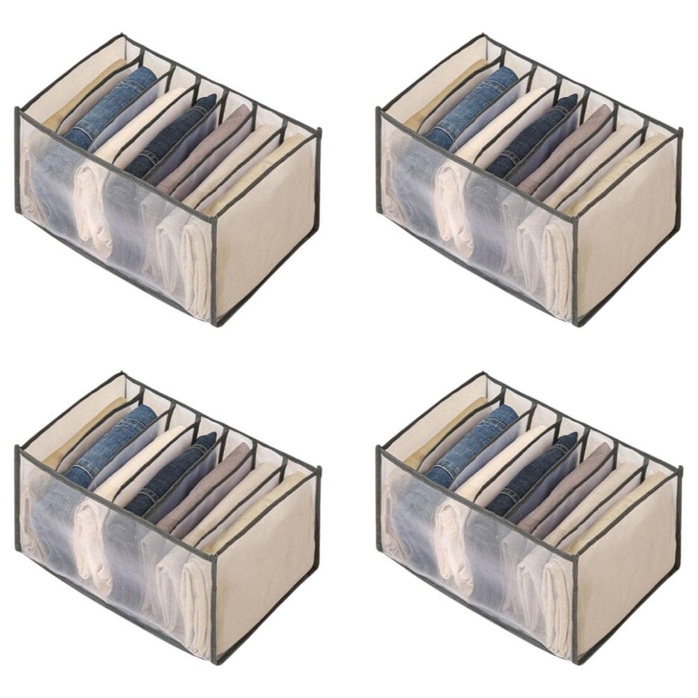 4 Colmeia Organizadora 9 Divisórias Guarda Roupa 36X25X20