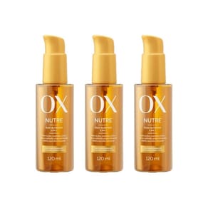 Oleo Capilar Ox 120Ml Nutre - Kit Com 3Un