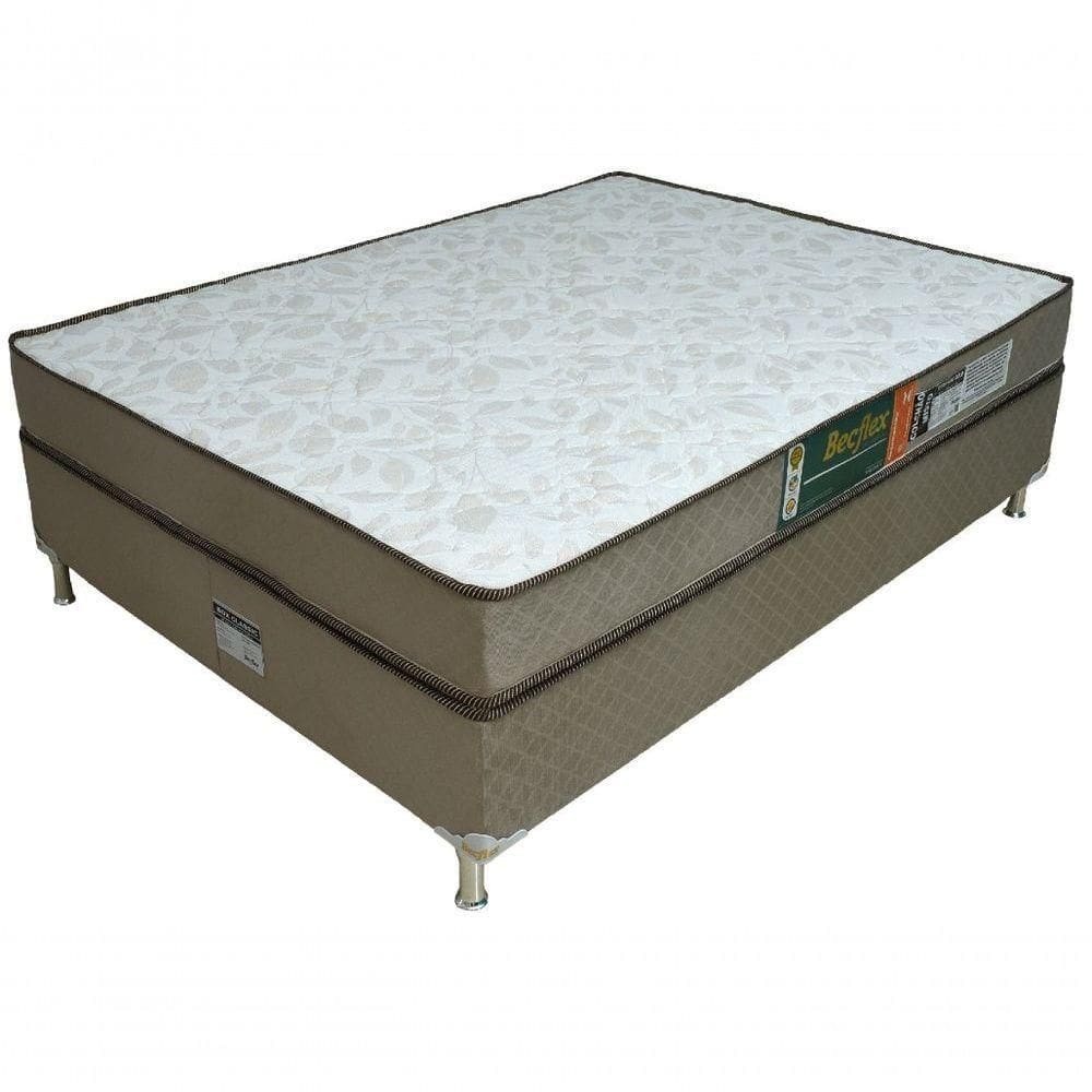 Conjunto Cama Box E Colchão Casal Bec Mag Gold
