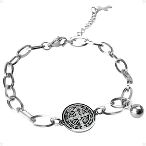 Pulseira Unissex São Bento Aço Inoxidável Qualidade Premium