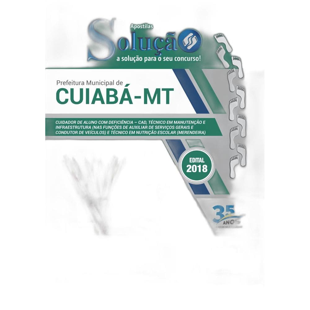 Apostila Cuiabá MT 2018 - Cargos de Nível Médio