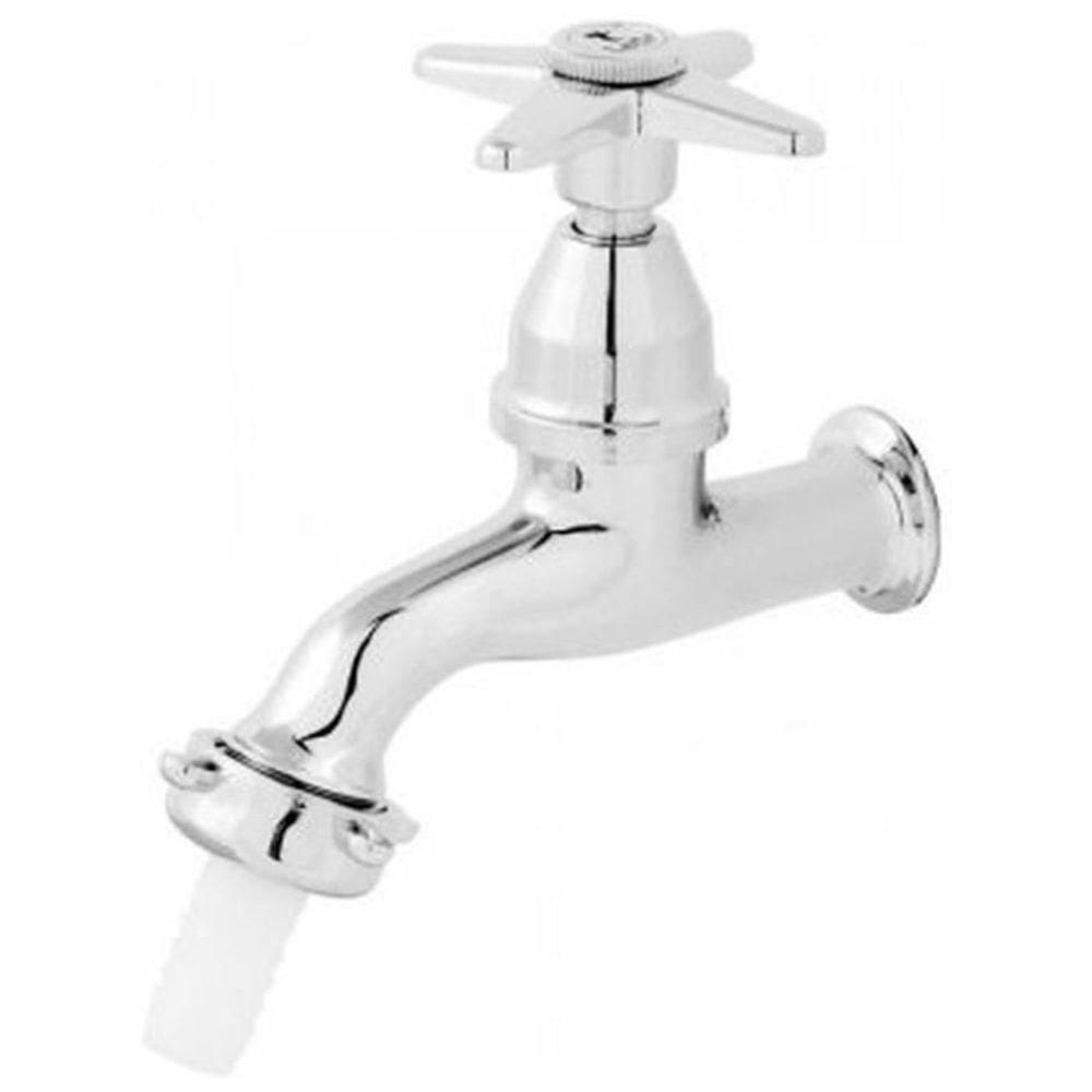 Torneira Jardim Cromada 1/2" - Leão Metais