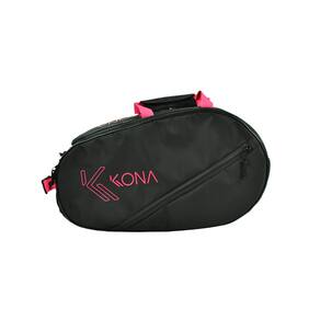 Raqueteira Beach Tennis Kona Basic Média Preto/Rosa