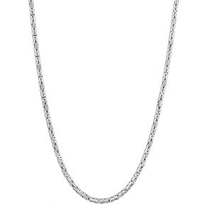 Conjunto 3.5mm Corrente E Pulseira Bali Ponto Peruano Em Prata 925