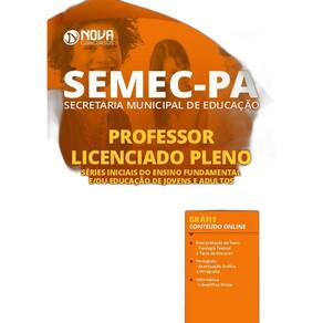 Apostila Professor Pleno SEMEC PA - Ensino Fundamental