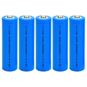 Kit 6 Baterias 18650 9800Mah 4.2V Recarregáveis Para Rádios