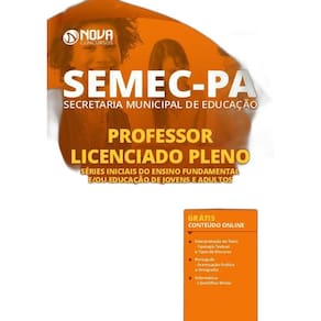 Apostila Professor Pleno SEMEC PA - Ensino Fundamental