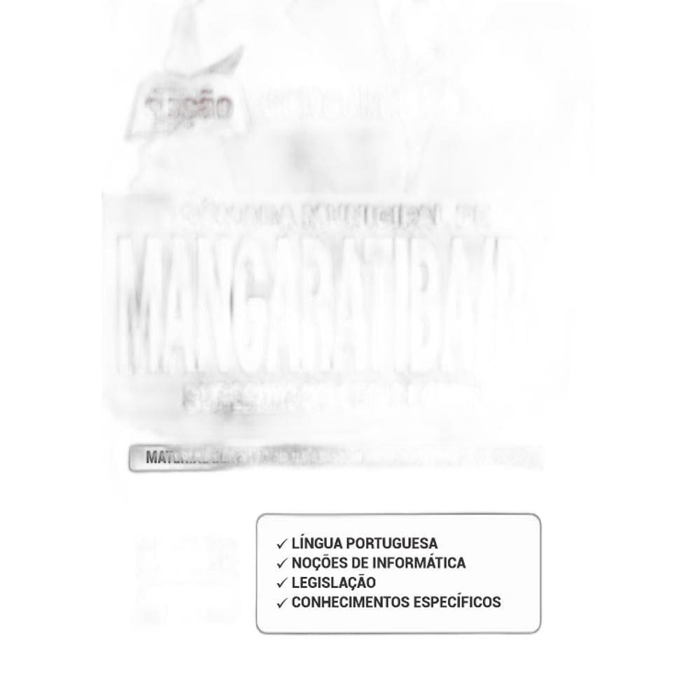 Apostila Câmara Mangaratiba Rj - Supervisor Legislativo