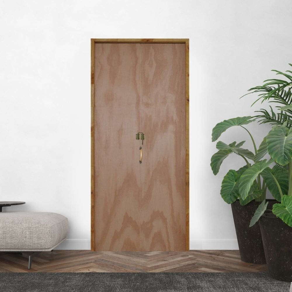 Porta Camarão Lisa Mescla Batente Ecológico 11 com Fecho Injetron 62 X 210 Esquerdo