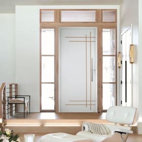 Porta Belíssima 9 Prime Batente 14 Puxador Barra Chata 60cm 92 X 210 Direito Branco