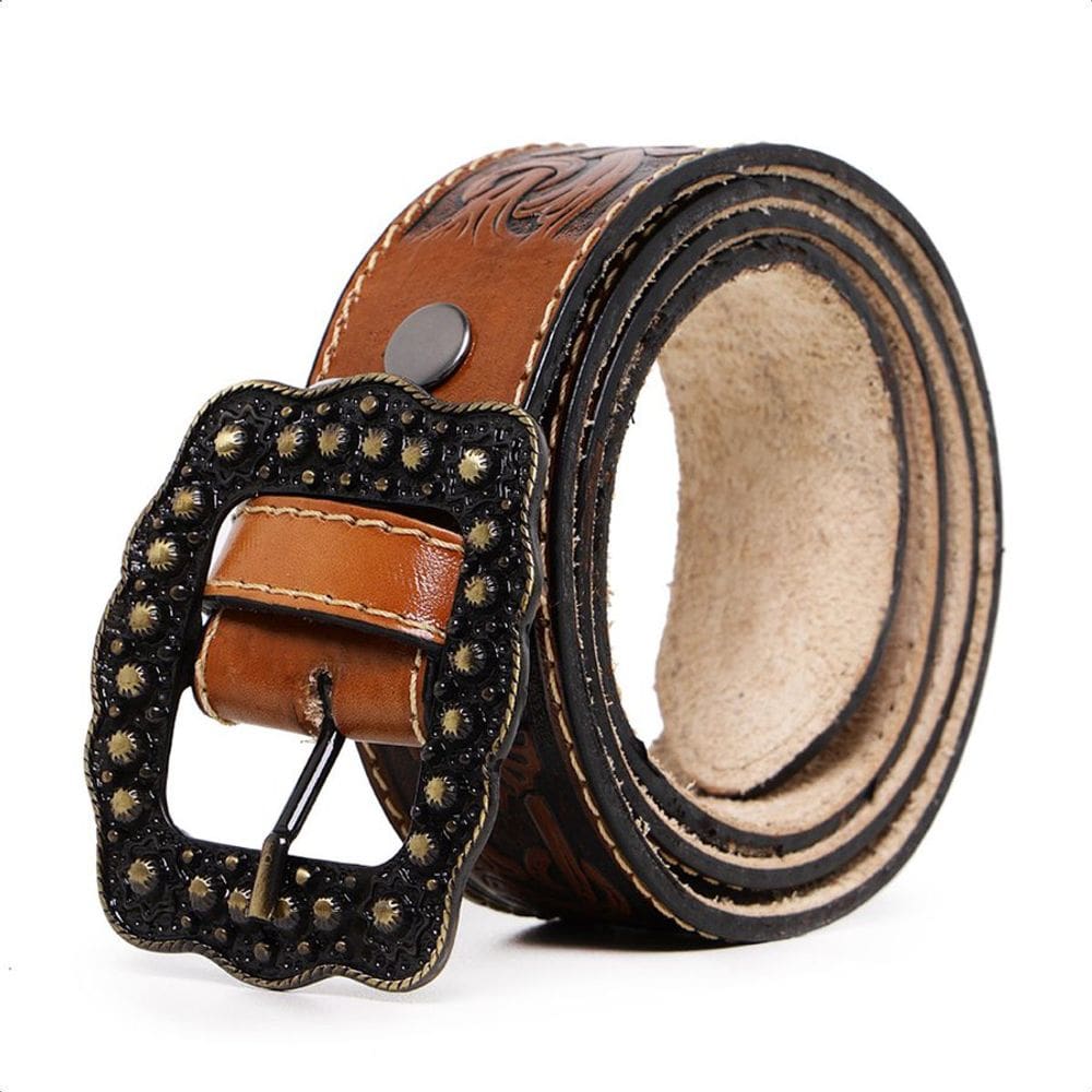 Cinto Feminino Em Couro Estilo Country Para Cowgirls Whisk
