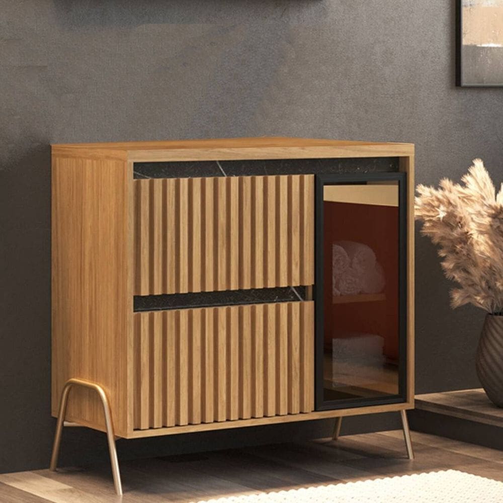 Gabinete de Banheiro 80cm sem Cuba Ref 821 Itapuã/Portoro