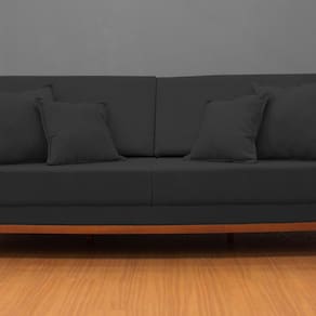 Sofá Fixo Living Barcelona com 200 cm Preto