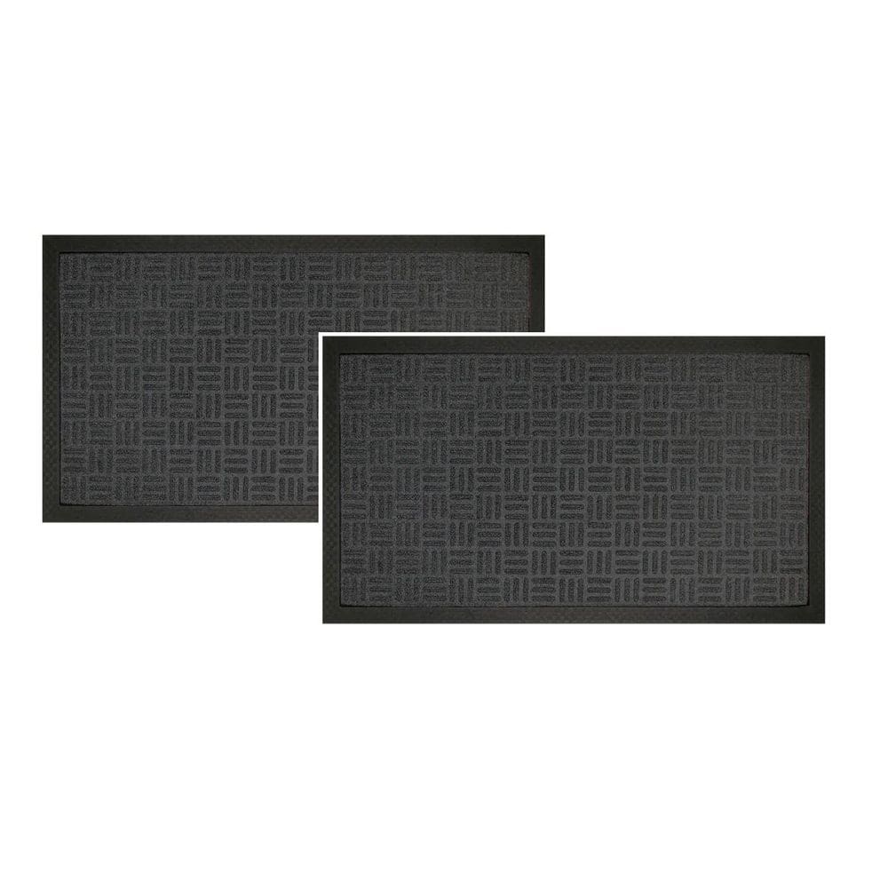 Kit 2 Tapetes Capacho Com Borda Fenice 89X59 Uzoo