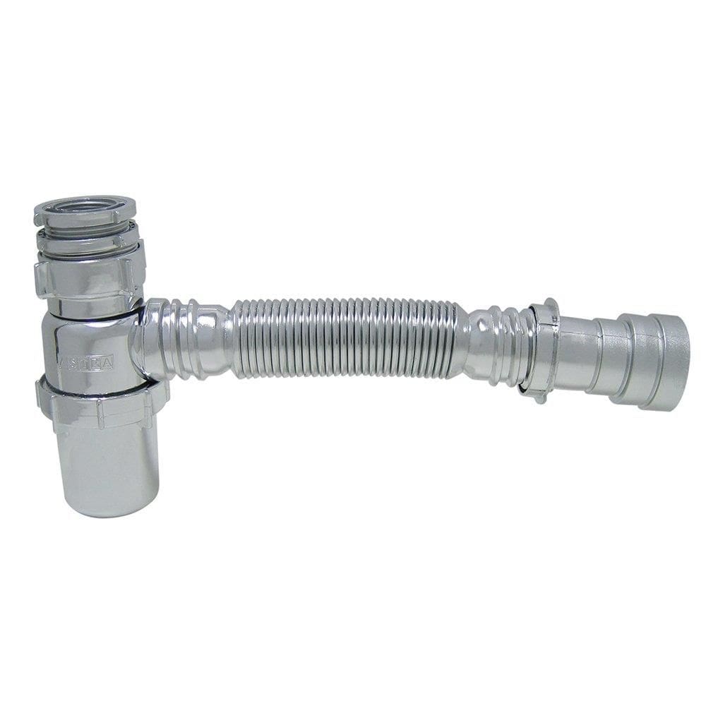 Sifão Copo Sanfonado Astra Universal Cromado