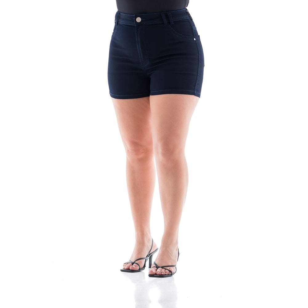Shorts Jeans Feminino Arauto Hot Pants Megaflex