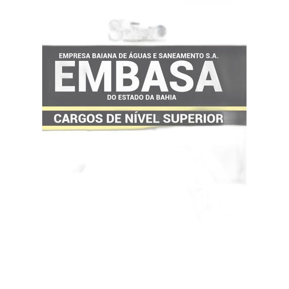 Apostila EMBASA 2019  Cargos de Nível Superior