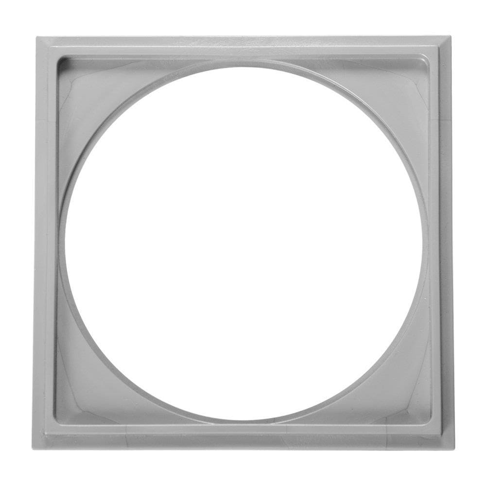 Porta Grelha Quadrada Astra Cinza 9,4x9,4cm