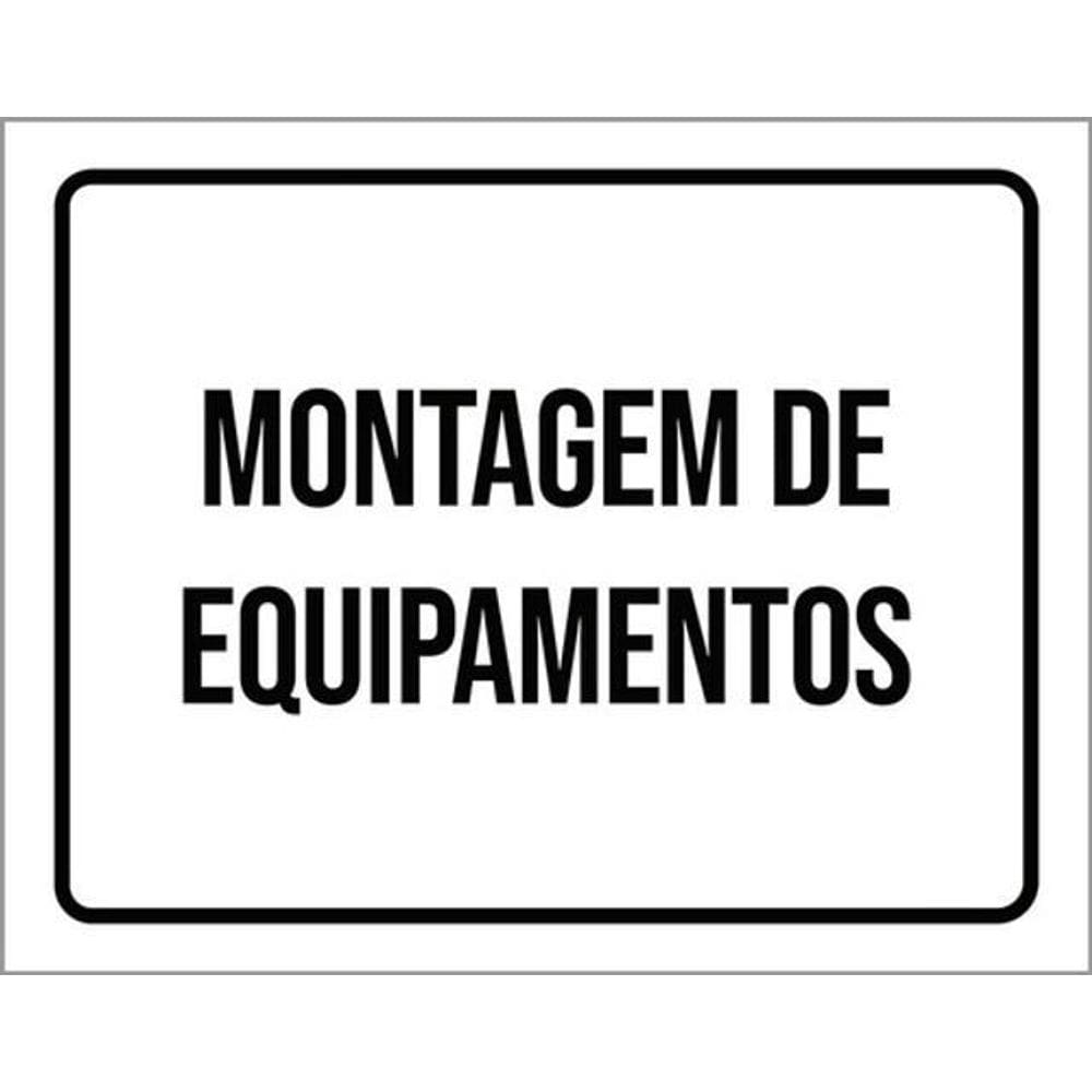 Kit 3 Placas Montagem Equipamentos
