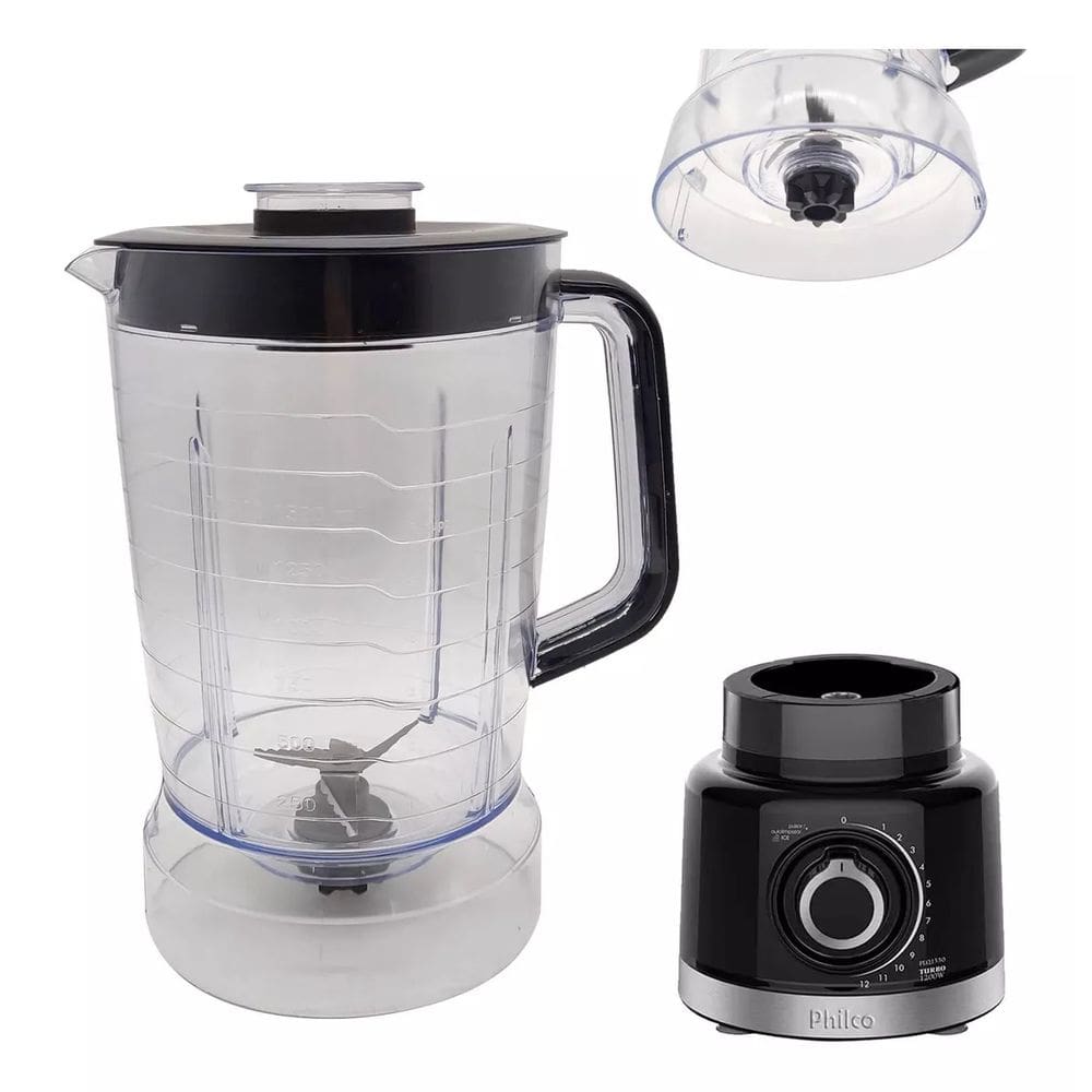 Copo De Liquidificador Philco Plq1550 Cristal Turbo Pro Max