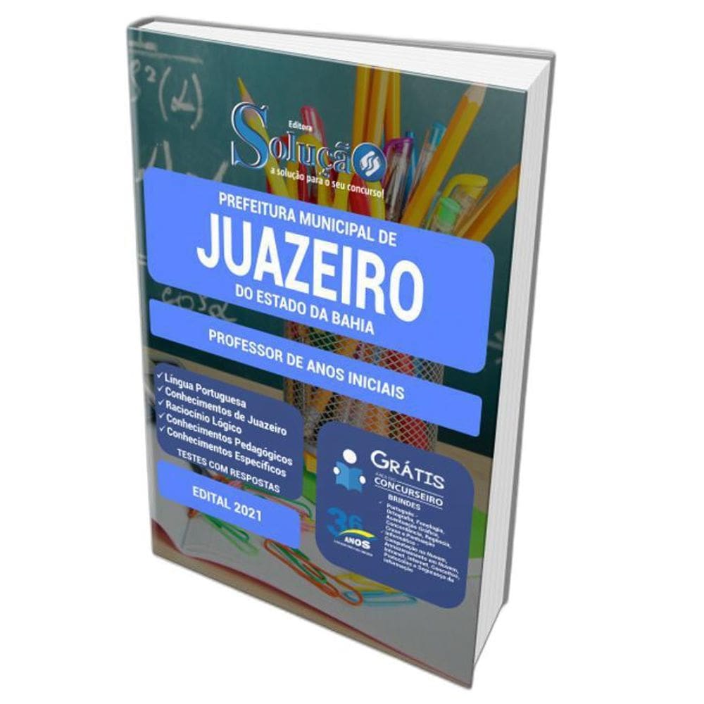 Apostila Prefeitura Juazeiro Ba - Professor De Anos Iniciais