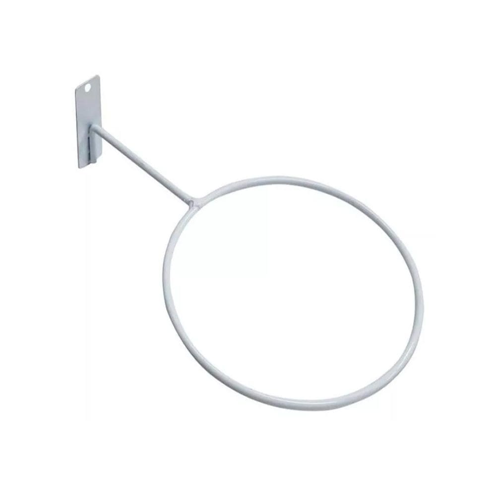 Kit 05 Suporte De Bola Futebol Pequeno Branco